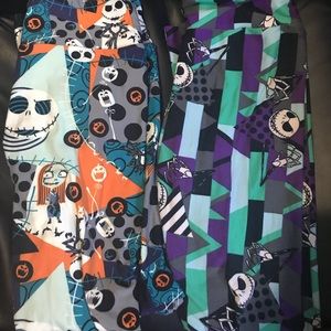 Lularoe OS GUC Nightmare Before Christmas Leggings